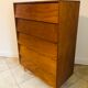 Vintage 5-drawer dresser by BC Furniture 60s