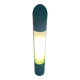 Simple cylindrical wall light in opal glass and turquoise metal, 1970s, Germany