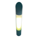 Simple cylindrical wall light in opal glass and turquoise metal, 1970s, Germany