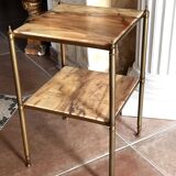 Marble and brass pedestal