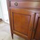Louis XVI-style sideboard - 1 drawer - fluted legs - mahogany - solid wood