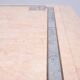 Robert Marcius Pink Tessellated Marble and Brass inlay Coffee table 1970s