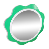 Plastic flower mirror by Finnish designer Makisen Kuvastin