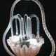 Charming Pink and Transparent Murano Glass Chandelier by Barovier e Toso, 1950s