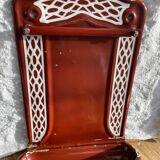 Enamelled kitchen sheet metal plate