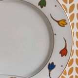 Set of porcelain plates with a frieze from Royal Limoges.