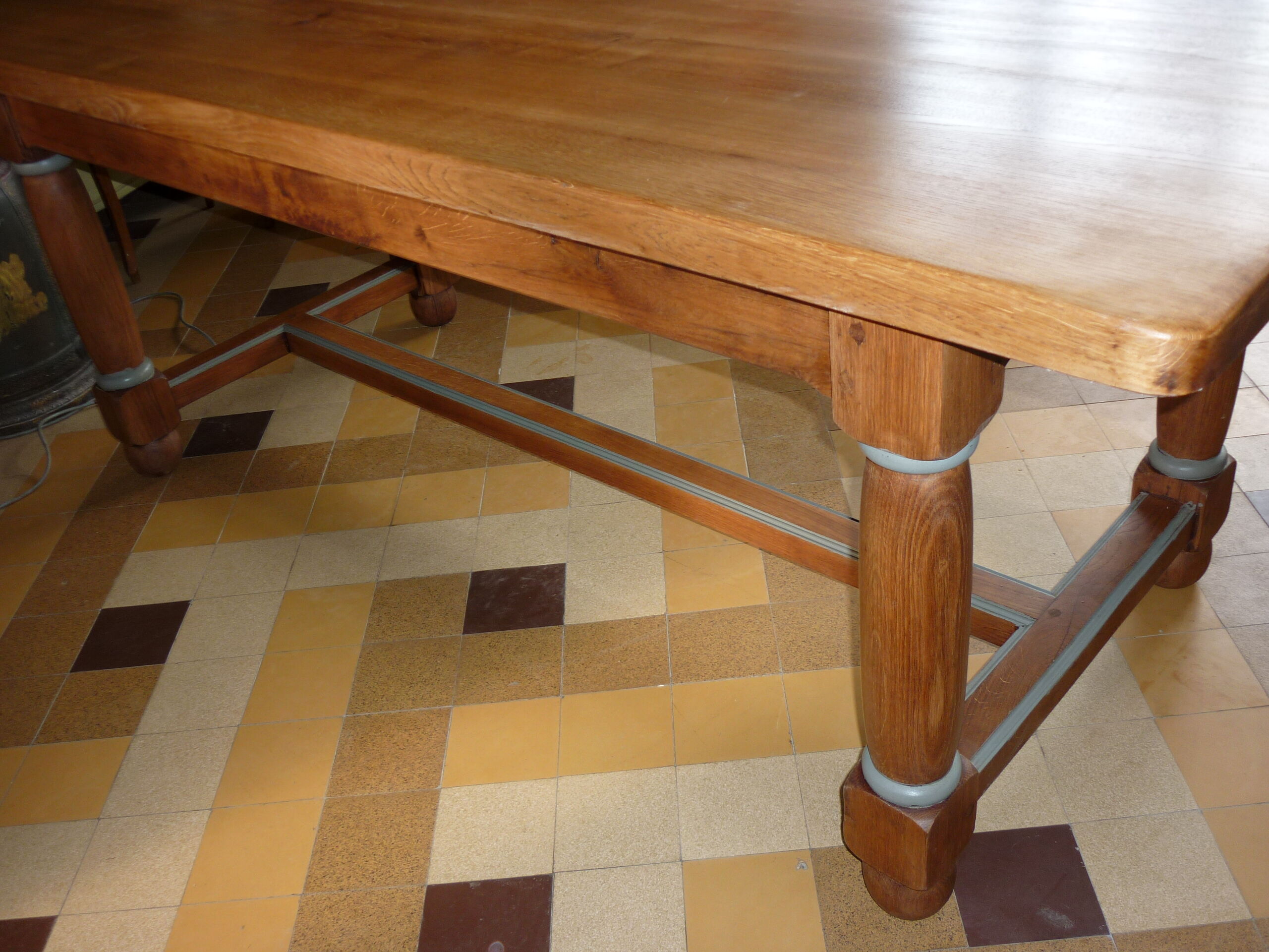 Massive chic country farm table