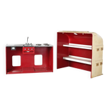 Charlotte Perriand: Prefabricated kitchen at Les Arcs 1800, France 1979