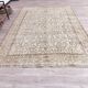 7x10 Beige & Brown Floral Vintage Rug 210x308Cm SK 240522