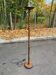 Vintage Italian Relco Milano floor lamp in carved solid wood