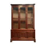 Window furniture in two bodies Napoleon III Mahogany and veneer XIX century
