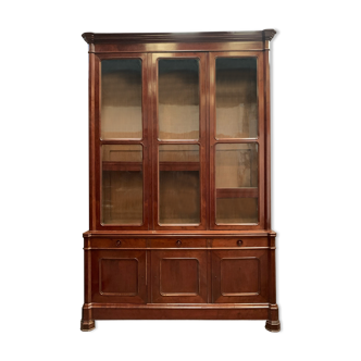 Window furniture in two bodies Napoleon III Mahogany and veneer XIX century