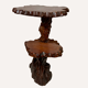Biomorphic brutalist tree triple plant stand or side table, Dutch 1960s