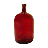 Red vintage demijohn