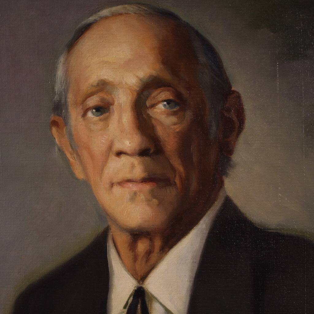 Family portrait signed Francisco Ribera and dated 1972