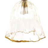 La murrina ceiling lamp in murano glass, italy 1970's