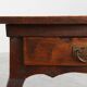 French Provincial Oak Table with Two Drawers, France, 19th Century