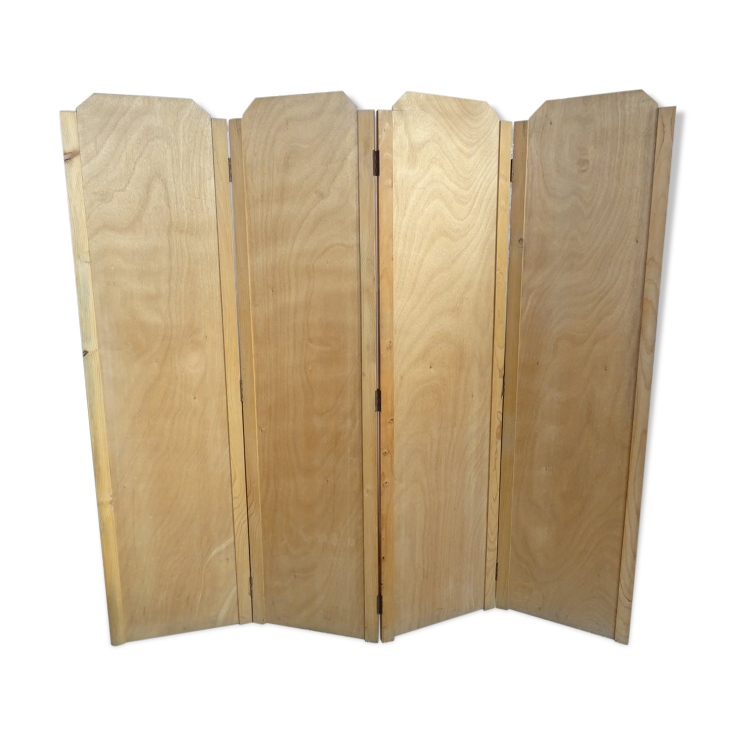 Wooden screen 4 leaves 50s