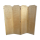Wooden screen 4 leaves 50s