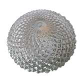 Plafonnier en verre vintage 1970