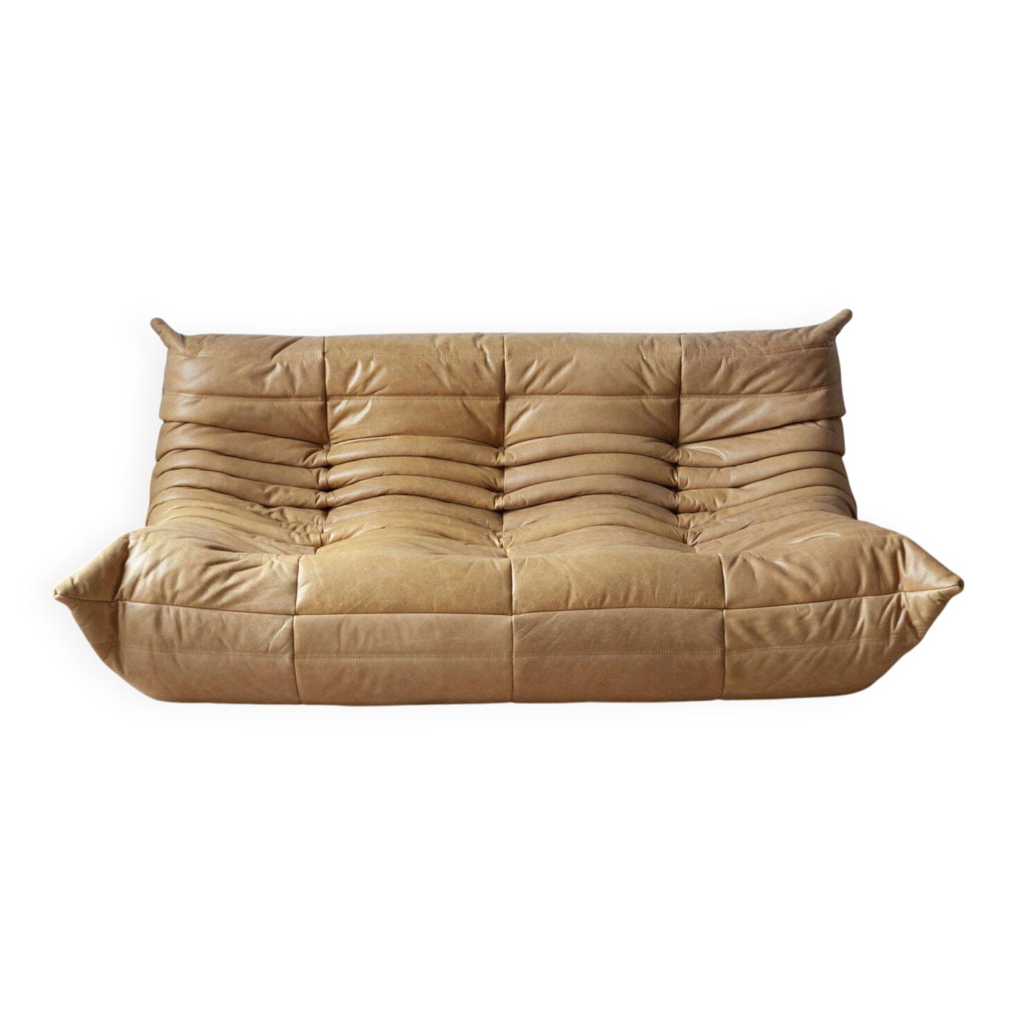 3-seater sofa and Togo pouf