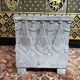 Art Deco period cement cache-pot signed "Louis Lonati Dijon"
