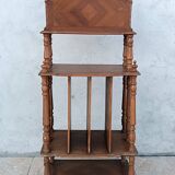 Walnut music cabinet