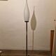 Lampadaire vintage opaline 1960