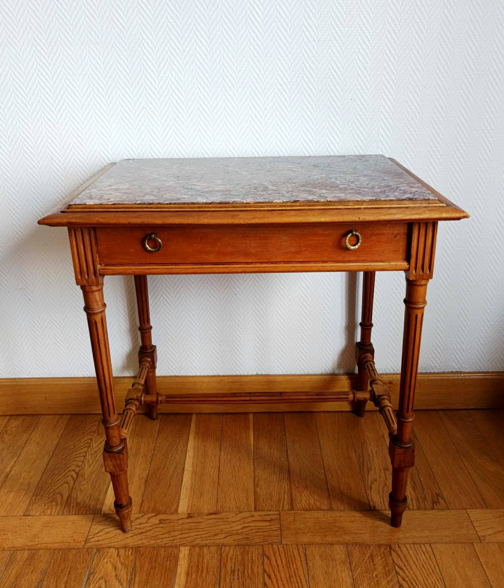 Middle table office marble Louis XVI style