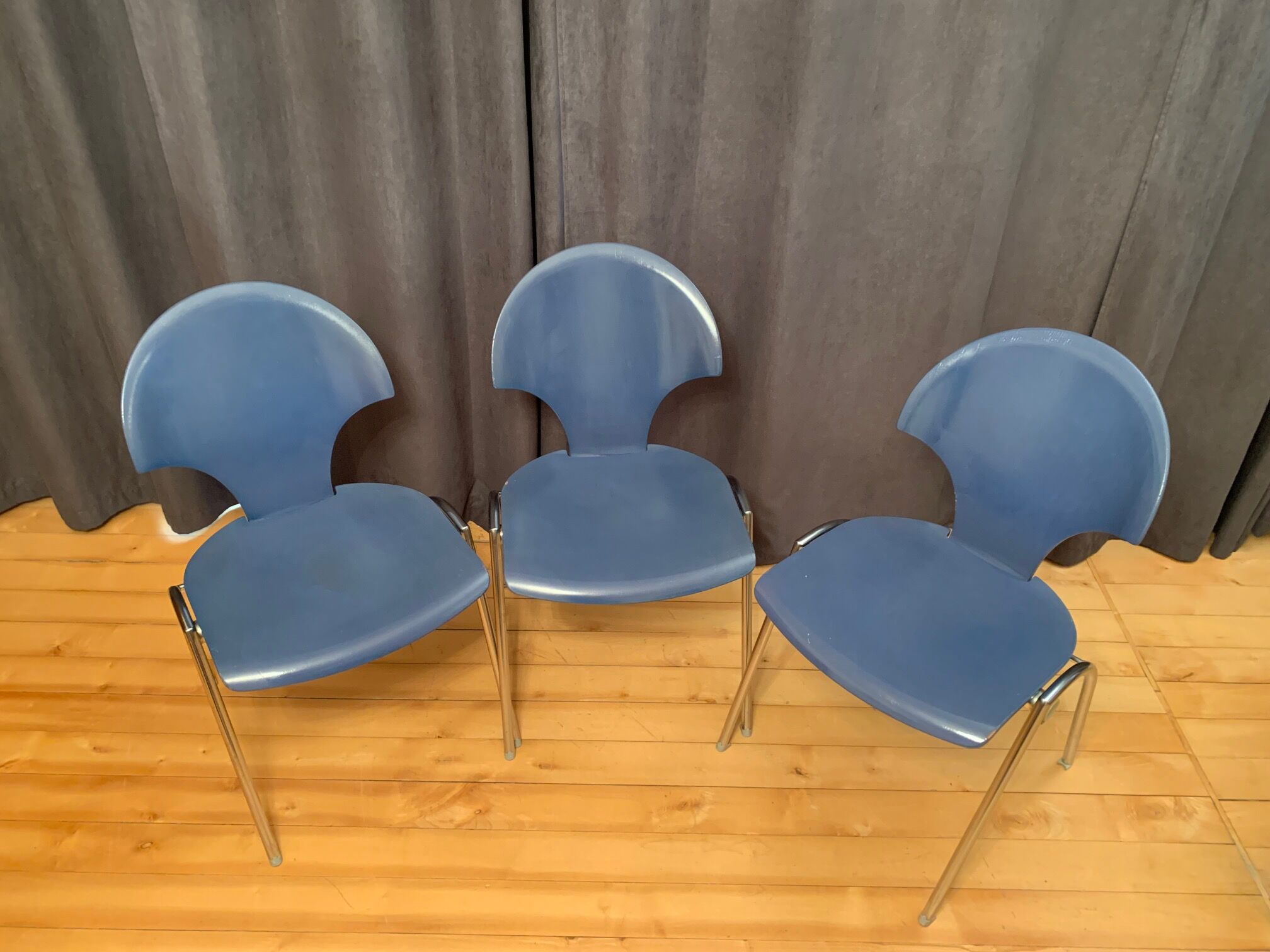 Set of three Kusch+Co chairs, Germany, 1980s