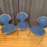 Set of three Kusch+Co chairs, Germany, 1980s