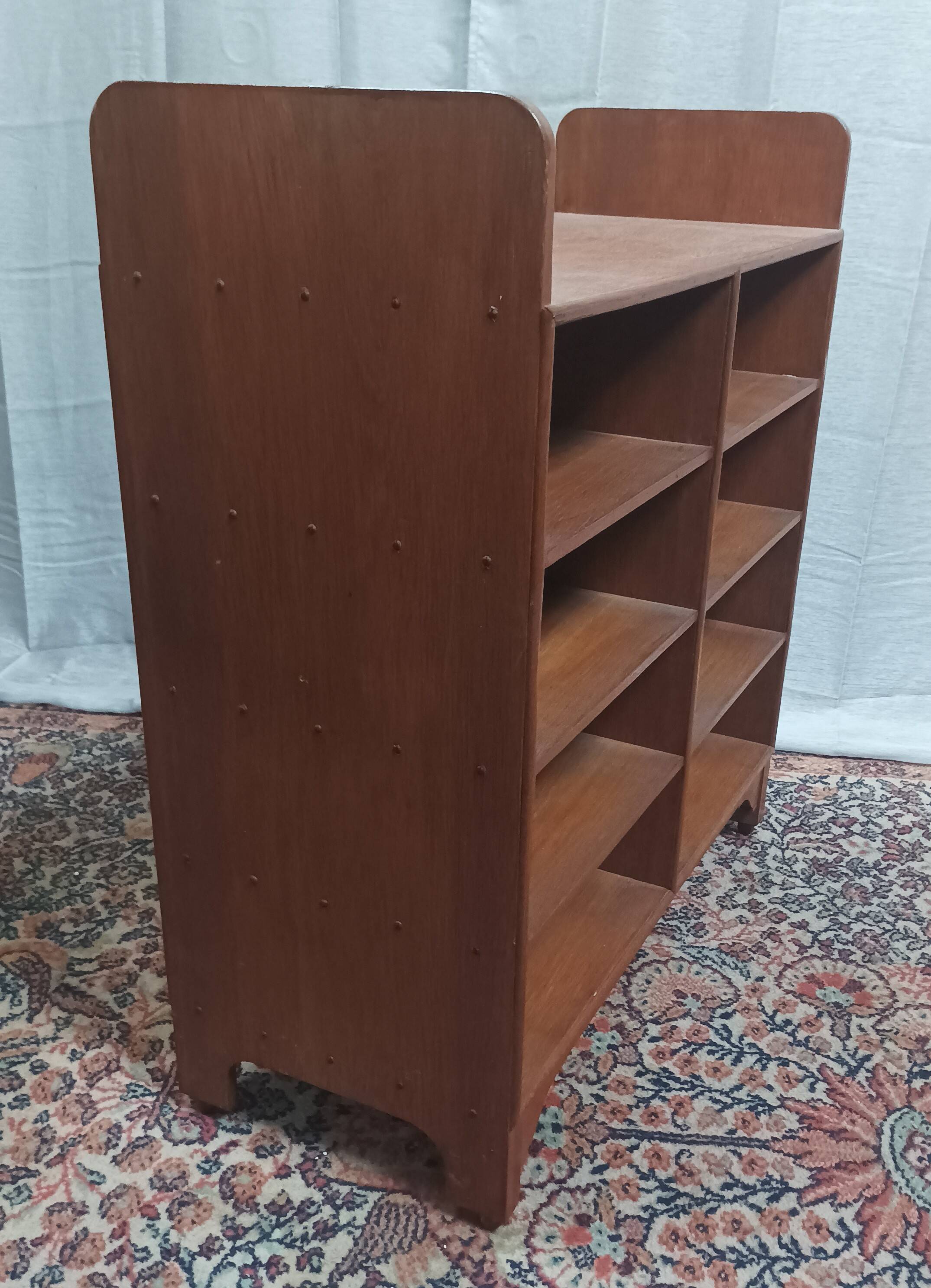 Vintage teak bookcase shelf
