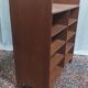 Vintage teak bookcase shelf