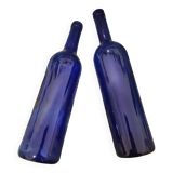 Bouteille en verre bleu Cobalt