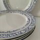 5 plates Creil and Montereau model Colbert – Ironstone 1890-1895