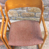 Paire de fauteuils traineau Baumann modèle Scala