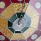 Art style stained glass suspension, diameter 58cm