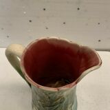 Ancient pitcher in polychrome earthenware 20th century swan decorations