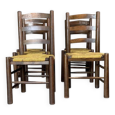 6 brutalist chairs by Georges Robert, 1960