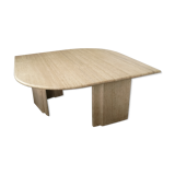 Coffee table in travertine