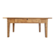 Table de ferme basse bois brut
