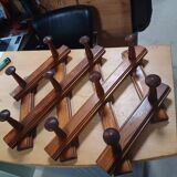 Vintage accordion coat rack