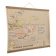 Old geography map school map Oceania political and physical co