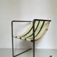 Chaise designer Avrandinis coton et acier tubulaire