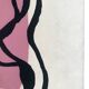 Fernand LEGER, Profile with Flower, c. 1948. Signed and stamped lithograph.
