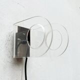 German wall lamps model 540 from the mid-century space age in the style of Gino Sarfatti, 1960s, set of 2.