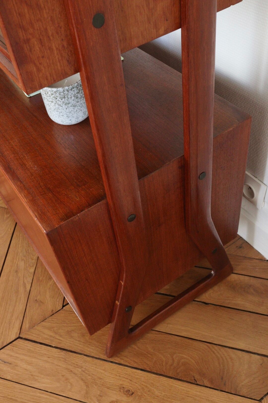 Vintage teak bookcase