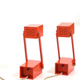 2 table lamps by bent gantzel-boysen 1960s