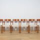 Mid-Century Modern Teak Dining Chairs model 26 by Henry Kjærnulf  for Korup