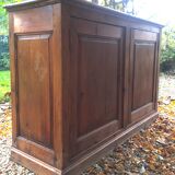 English style in pitch pine buffet